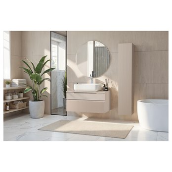 Koupelnová skříňka s umyvadlem 80-2Z RIO kašmírová 3