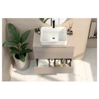 Koupelnová skříňka s umyvadlem 80-3Z RIO kašmírová 2