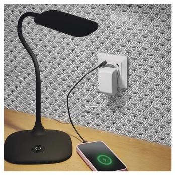 Zásuvka s USB A6000.4 bílá, 1 zásuvka, 2x USB 1