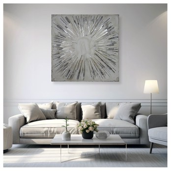 Obraz ABSTRACTION III 100x100 cm, vícebarevná 1