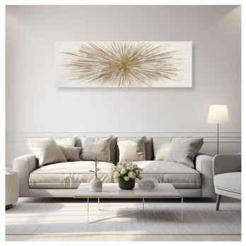 Obraz ABSTRACTION XIII 150x50 cm, vícebarevná 1