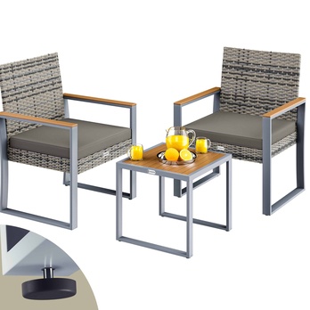 Zahradní set ACADA šedá 2