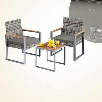 Zahradní set ACADA šedá 3