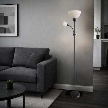 Stojací lampa ACTION PRO černá 1