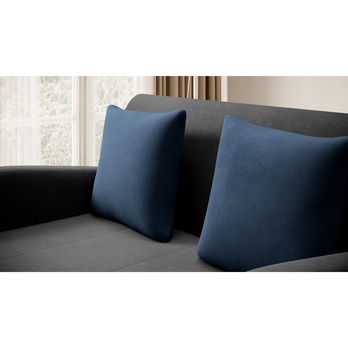 Pohovka ADAGIO tmavě šedá/modrá 6