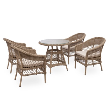 Zahradní set ADALEE béžová/krémová 2