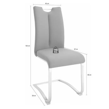 Jídelní židle ADALYN 1 hnědá 6