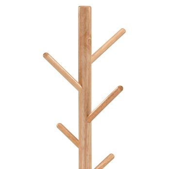 Stojanový věšák ADDAE černá/přírodní 1