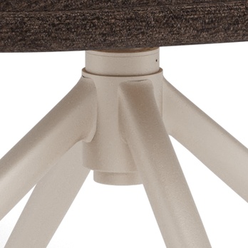 Jídelní židle ADIA hnědá/šedá 5