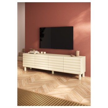 TV komoda ADRIA 4DV krémová 1