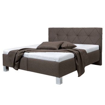 Postel s matrací AFRODITE hnědá, 160x200 cm 3