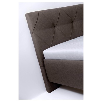 Postel s matrací AFRODITE hnědá, 160x200 cm 5