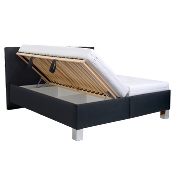 Postel s matrací AFRODITE černá, 160x200 cm 2