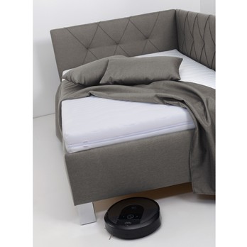 Rohová postel s matrací AFRODITE šedohnědá, 140x200 cm 4