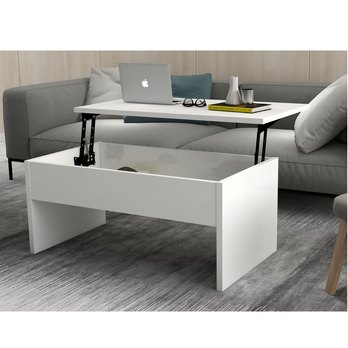 Konferenční stolek AKILI bílá 3