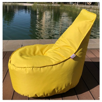 Outdoor sedací vak AKTIF žlutá 2