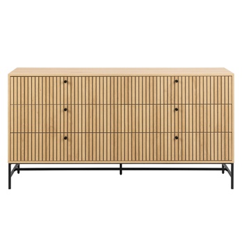 Komoda ALBANY 158 dub/matná černá 2