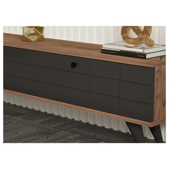 TV stolek ALBERI antracitová/borovice atlantic 4