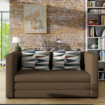 Pohovka ALBINA hnědá 1