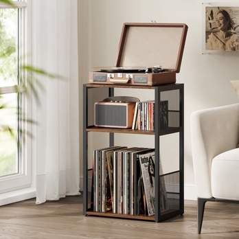 Přístavný stolek ALBUM rustikální hnědá 1