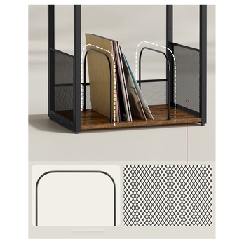 Přístavný stolek ALBUM rustikální hnědá 3