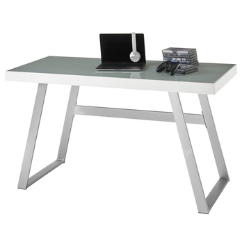 Psací stůl ALBUS 2 bílá, LED RGB osvětlení 10