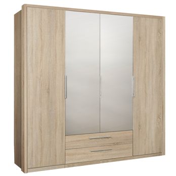 Šatní skříň ALEXA dub sonoma, 4dvéřová 4