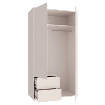 Šatní skříň ALICE 1 písková 3
