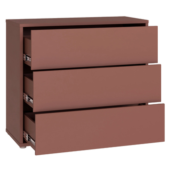 Komoda ALICE 2 terakota, šířka 95 cm 2