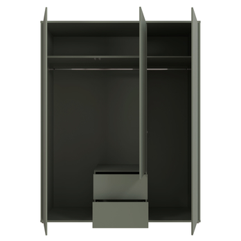 Šatní skříň ALICE 2 šalvějová 3