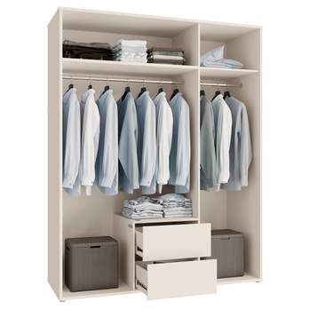 Šatní skříň ALICE 2 písková 2