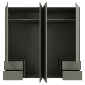 Šatní skříň ALICE 3 šalvějová 3