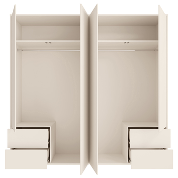 Šatní skříň ALICE 3 písková 3