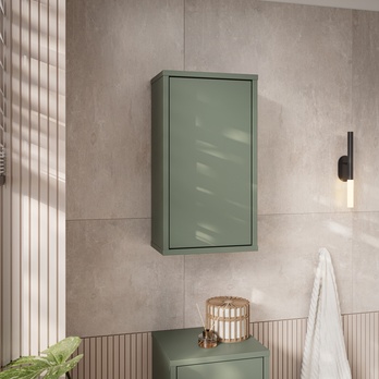Horní koupelnová skříňka ALICE šalvějová 1