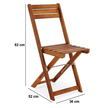 Zahradní set ALLA hnědá 2