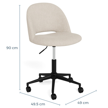 Kancelářská židle ALLAN béžová 8