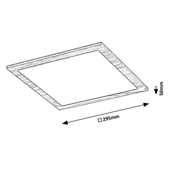Stropní svítidlo ALMOND buk/bílá, šířka 30 cm 6