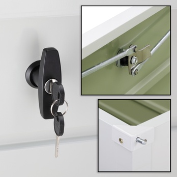 Zahradní box ALOM 3 světle šedá 7