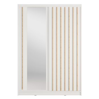Šatní skříň ALUNA I bílá, šířka 150 cm 3