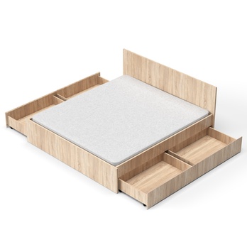 Postel ALVA dub sonoma, 180x200 cm 1