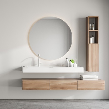 Zrcadlo AMBIENTE RONDE průměr 100 cm 3