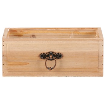 Obal na květináč AMIEL dřevo, šířka 25 cm 3