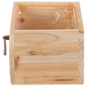 Obal na květináč AMIEL dřevo, šířka 25 cm 4