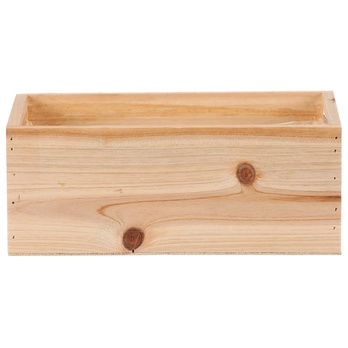 Obal na květináč AMIEL dřevo, šířka 25 cm 5
