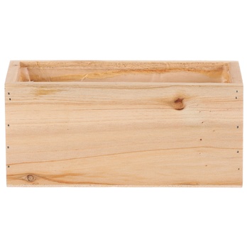 Obal na květináč AMIEL dřevo, šířka 20 cm 5