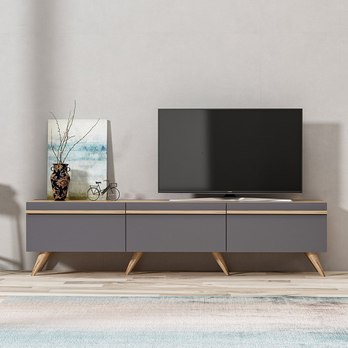 TV komoda AMSTERDAM antracitová 1