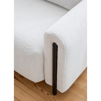 Pohovka ANDORRA světle šedá/černá 6