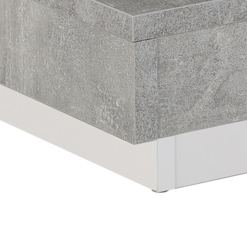 Konferenční stolek ANDY bílá/beton 4