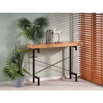 Konzolový stolek ANFIRNU dub/černá 1