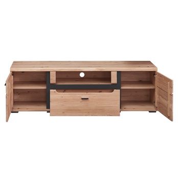 TV komoda ANIELA II 2 dub artisan/černá matná 3